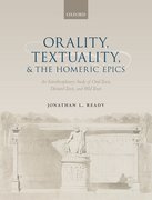 Cover for Orality, Textuality, and the Homeric Epics - 9780198835066