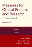 Cover for Measures for Clinical Practice and Research: A Sourcebook - 9780190655808