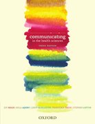 Cover for Communicating in the Health Sciences, Third Edition