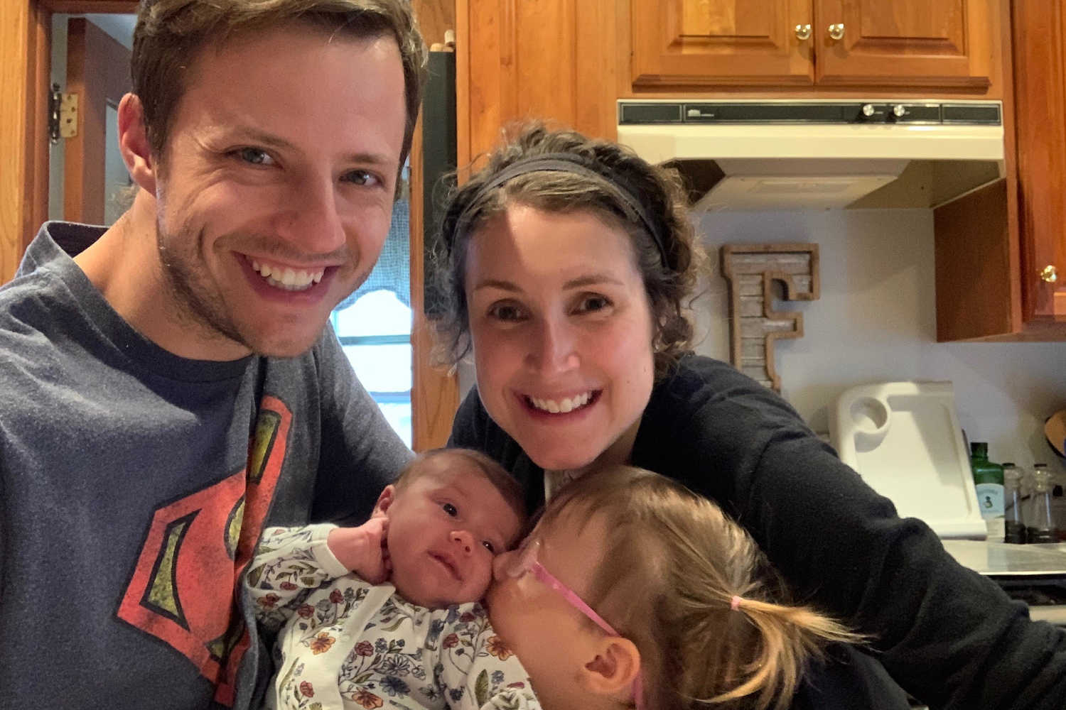 Emily Fazio delivered Josie, her second child. 