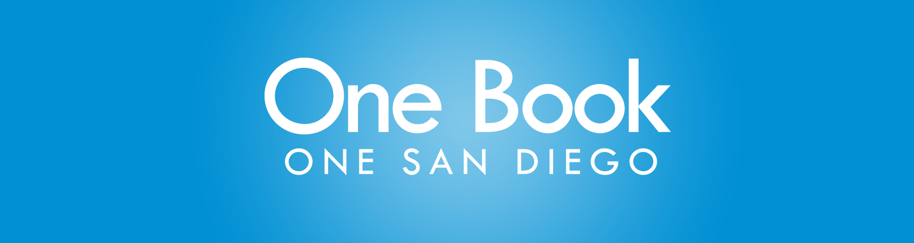 One Book One San Diego banner