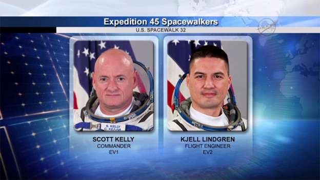 NASA Astronauts Scott Kelly and Kjell Lindgren