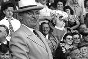 September 8, 1945: The President throws a strike - President Truman, attending his first major league baseball game since he became chief executive