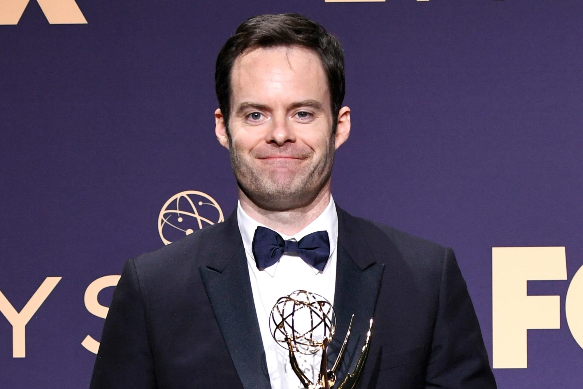 LOS ANGELES, CALIFORNIA - SEPTEMBER 22: Bill Hader poses with award for Outstanding Lead Actor in a Comedy Series in the press room during the 71st Emmy Awards at Microsoft Theater on September 22, 2019 in Los Angeles, California. (Photo by Frazer Harrison/Getty Images)