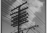 Overhead electric power lines on Georgia Ave. NW, ca. 1940.