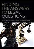Book cover: Finding the Answers to Legal Questions