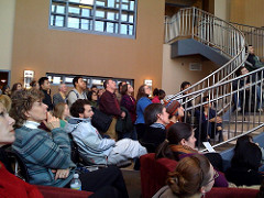 The iSchool watches the inauguration