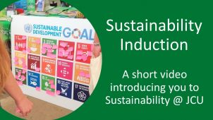 JCU Sustainability Induction image