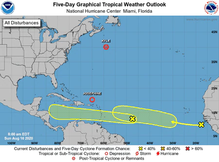 Tropical storms fizzling, but two more may be waiting in the wings