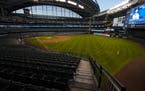Miller Park during the third inning of a game between the Brewers and the Twins on Aug. 11
