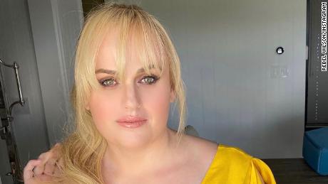 Actress Rebel Wilson poses for an Instagram photo posted August 16, 2020