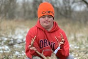 Pierce Pennaz of the Twin Cities, who has down syndrome, hunted successfully on opening day, thanks to recent legislation in Minnesota that makes lice