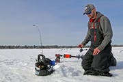 Dominic Schneider jigged last week on an east metro lake, looking for bluegills. The DNR hopes to implement a plan to increase the average size of blu