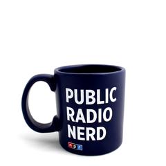 Public Radio Nerd Mug: Cobalt Blue