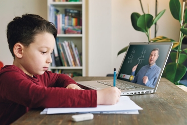 The U.S. Census Bureau’s Household Pulse Survey shows that nearly 93% of households with school-age children reported engaging in “distance learning? from home.