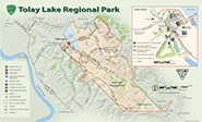 Tolay Lake Regional Park map