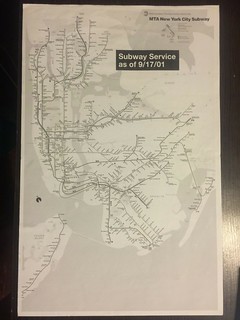 Subway Service as of 9/17/01 | by Union Turnpike