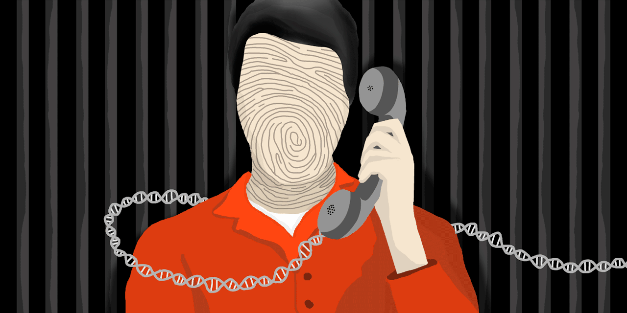 Prisons across the U.S. are quietly building databases of incarcerated people’s voice prints.
Illustration: Alexander Glandien for The Intercept