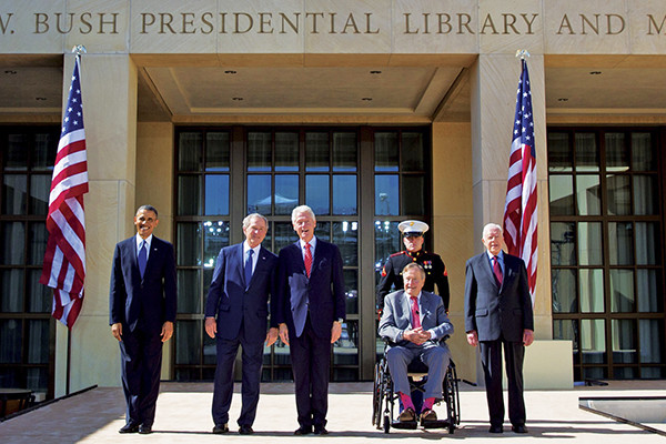 Opening of the Bush Library