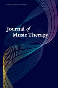 Cover for Journal of Music Therapy - 20537395