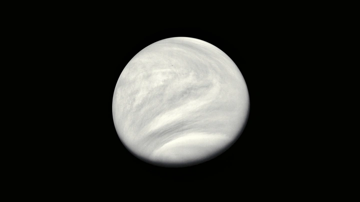 A view of the planet Venus