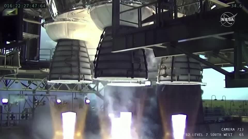 NASA's Boeing moon rocket cuts short in test