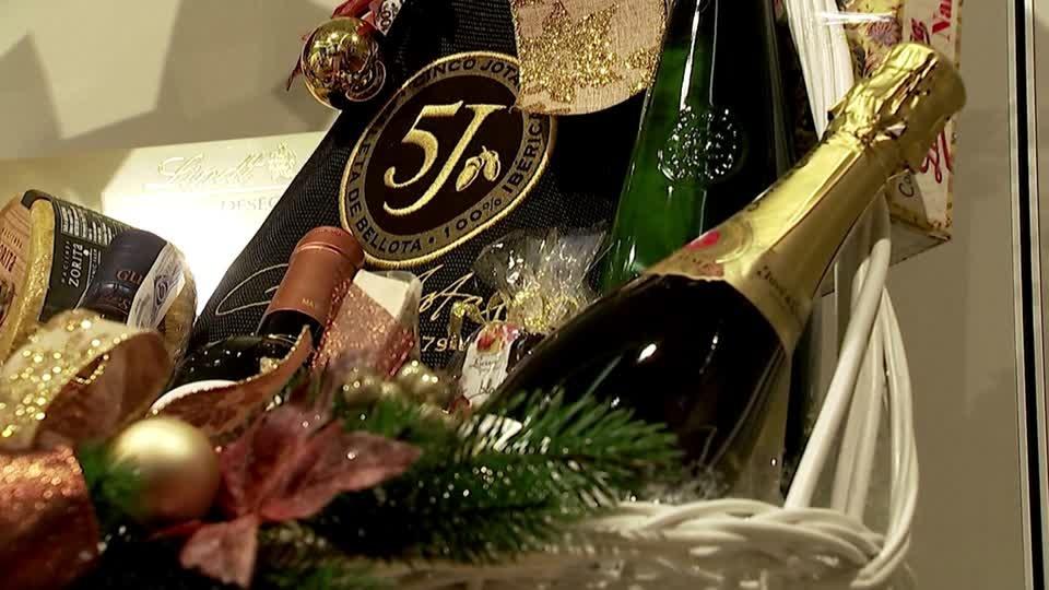 Spanish firms swap parties for gift boxes