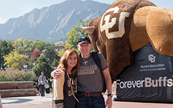 Two Forever Buffs at an Alumni Association Event