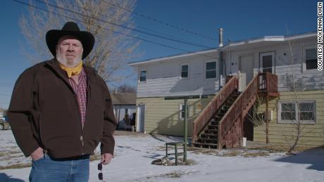 Steve Gray stands outside his home in Gillette, Wyoming. After the election, he called CNN concerned that his city could become a &quot;ghost town.&quot; He says he was laid off from an oil field job in 2015, then subsequently from another job in oil and then one in coal last year.