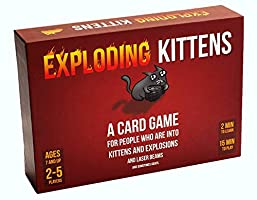 Exploding Kittens Edition Originale - Jeu de Cartes - Version Anglaise EKG-ORG1-1 One Size
