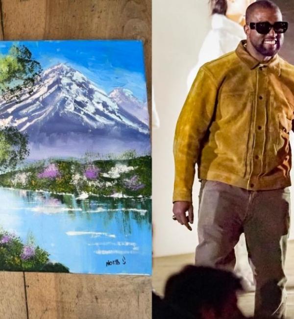 North West painting