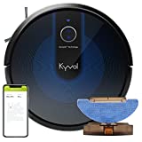 Kyvol Cybovac E31 Robot Vacuum, Sweeping & Mopping Robot Vacuum Cleaner with 2200Pa Suction, Smart Navigation, 150 mins Runtime, Works with Alexa, Self-Charging, Ideal for Pet Hair, Floor and Carpets