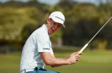 Professional golfer, Justin Rose, photographed for his Spring 2021 Bonobos capsule collection.