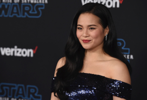 Kelly Marie Tran arrives at the world premiere of "Star Wars: The Rise of Skywalker" on Monday, Dec. 16, 2019, in Los Angeles (Jordan Strauss/Invision/AP)