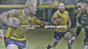 Major League Rugby Signs First Betting-Related Deal With Genius Sports