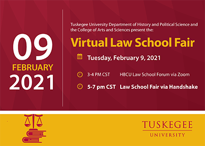 Tuskegee University to hold virtual Law School Fair