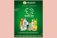 Garnier has been approved by Cruelty Free International.
