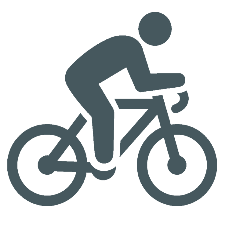Person on a bicycle