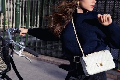 An image from "The Chanel Iconic" ad campaign shot by Inez van Lamsweerde and Vinoodh Matadin.