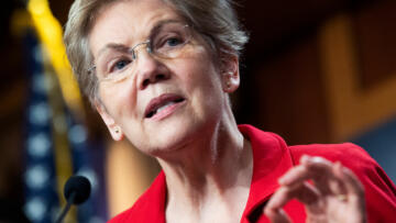 A photo of Massachusetts Senator Elizabeth Warren
