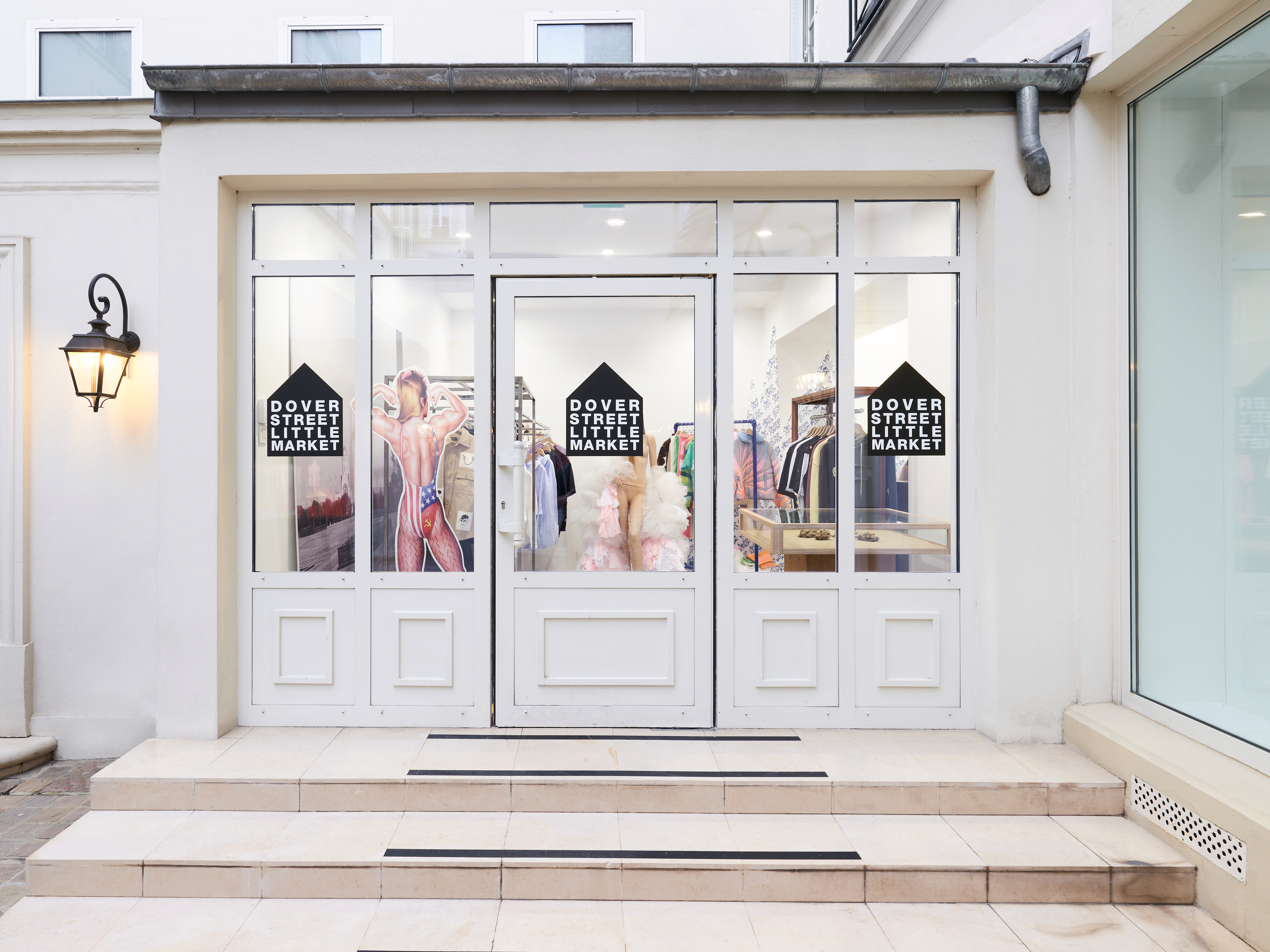 Dover Street Little Market in Paris features young fashion labels.