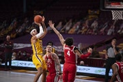 Gophers guard Gabe Kalscheur (shown earlier this month against Ohio State) has been mired in a horrific shooting slump.