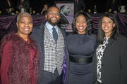 Laverne McCartney Knighton, Khary Campbell, Tola Oyewole and Mona Wright attended the annual Dr. Martin Luther King Jr. breakfast on Jan. 15, 2018, in
