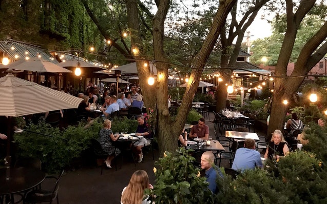 The patio at W.A. Frost & Co. in St. Paul is a local favorite. Rick Nelson