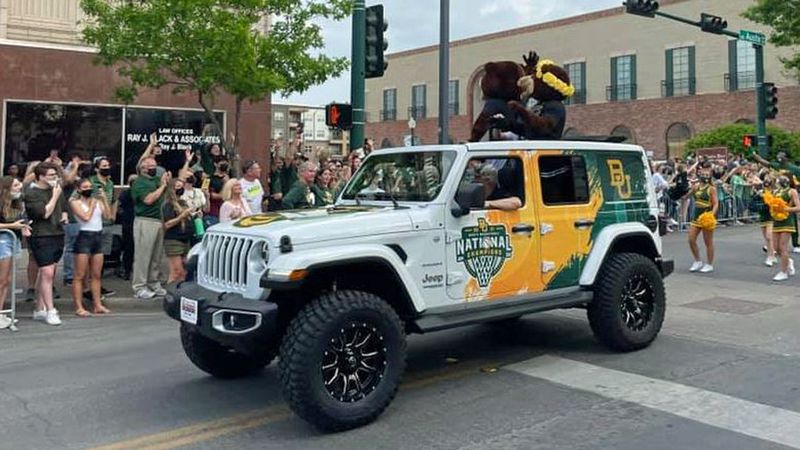 Baylor head basketball coach Scott Drew won’t accept the gift of a Jeep decorated with...