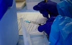 A UC San Diego vaccine test site in Chula Vista, Calif., on Tuesday, Nov. 17, 2020. 