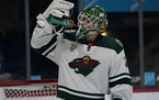 Kaapo Kahkonen will be in net Friday night when the Wild takes on the Blues at Enterprise Center in St. Louis.