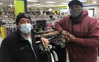 Executive Director Ed Koerner, left, and Associate Executive Director Wayne Bugg, a 25-year-veteran, at the remodeled St. Vincent de Paul thrift store