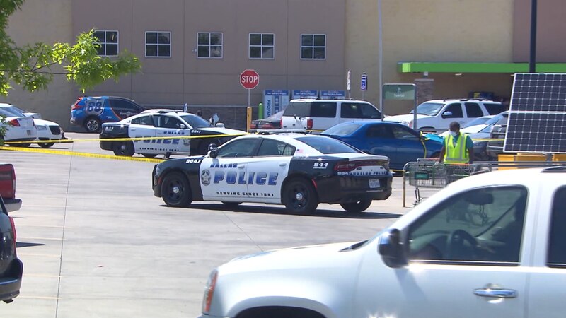 Police say a North Texas woman left two boys inside her car at a Walmart parking lot. One of...