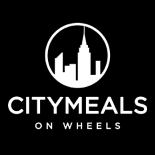 CityMeals on Wheels logo with a cityscape skyline centered in a circle.
